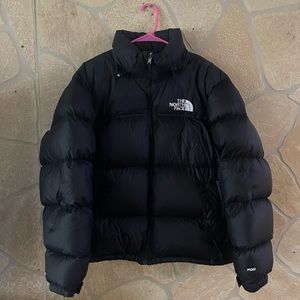 North Face 1996 Nupste Puffer Jacket Black Size Medium